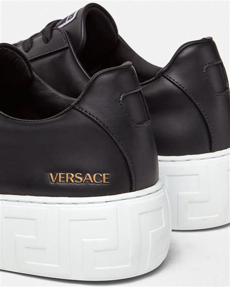 versace sneakers slip on|Versace greca sneakers.